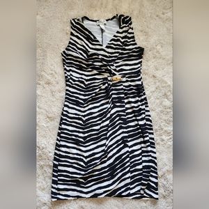 Zebra striped sundress